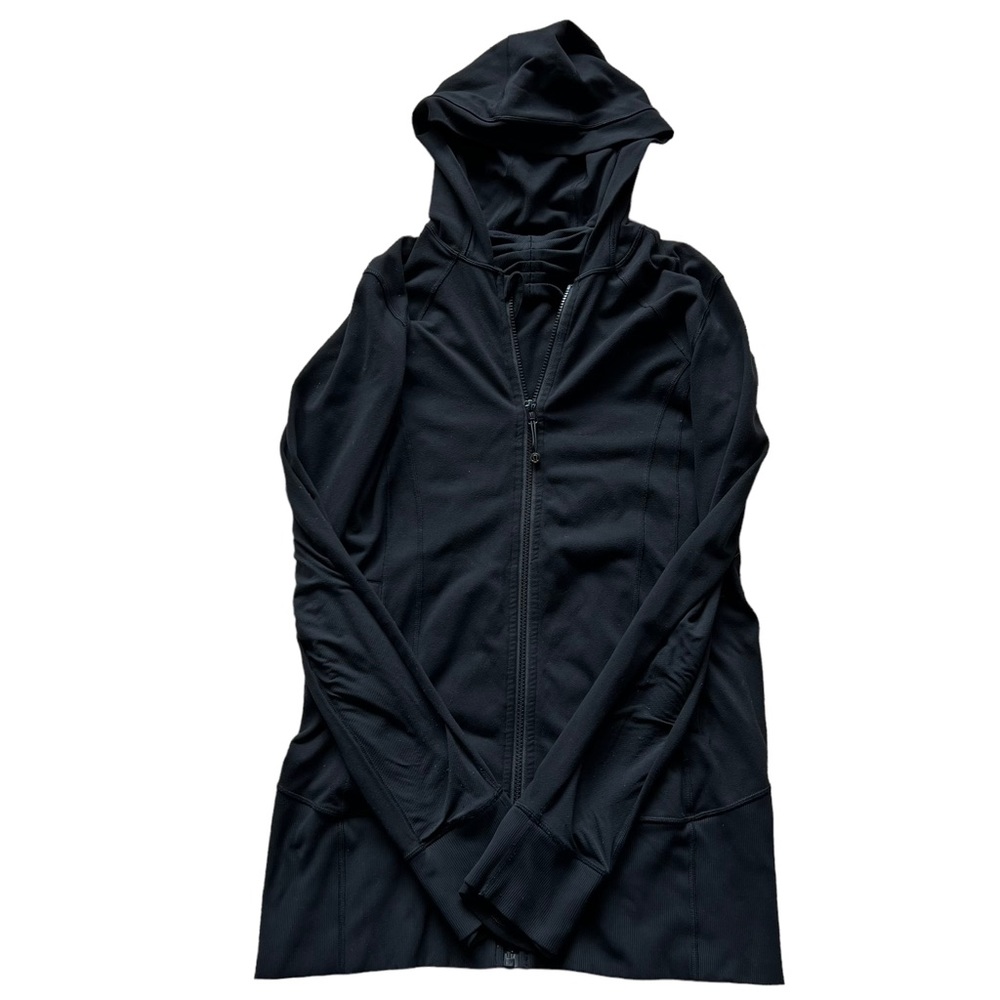 lululemon athletica Stride Black Full-Zip Hooded Top Jacket